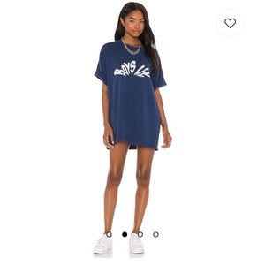 BOYS LIE “BLEED” TEE DRESS IN NAVY